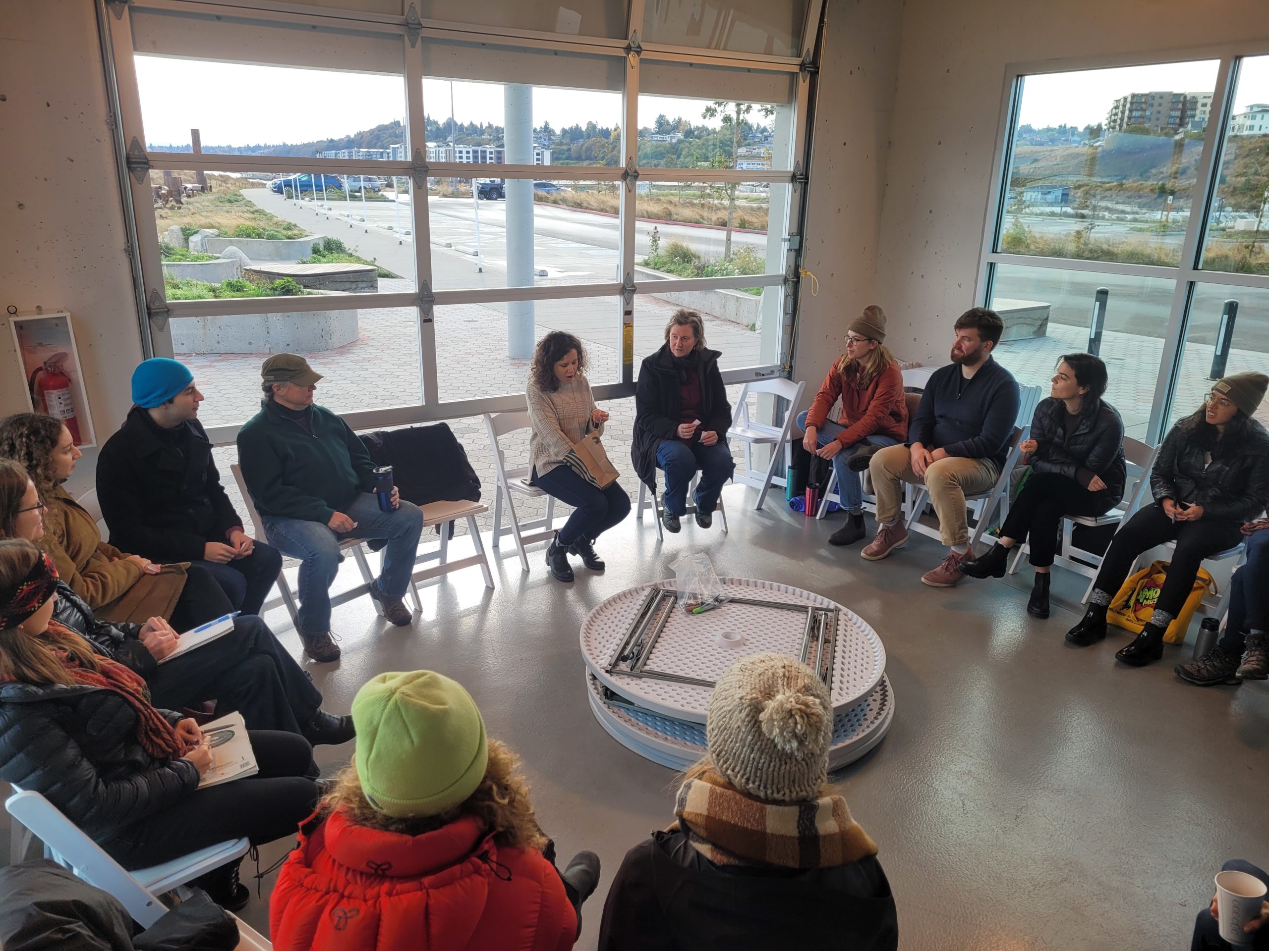 Team meeting with everyone