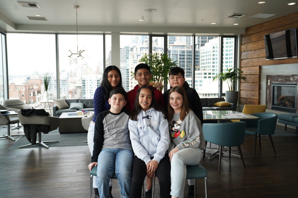 Children in apartment full