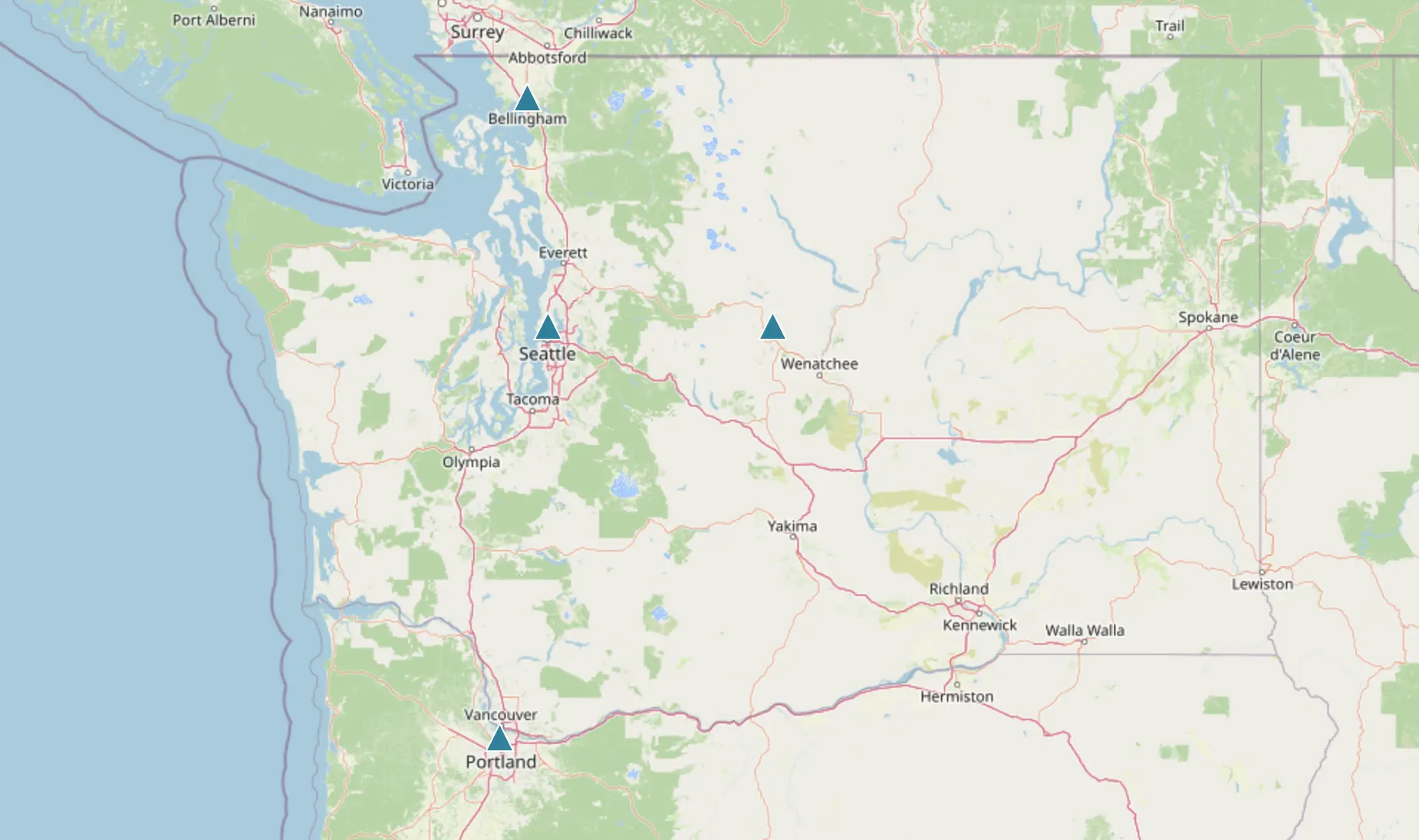 Triangle Associates Locations, Seattle, Portland, Leavenworth, Bellingham